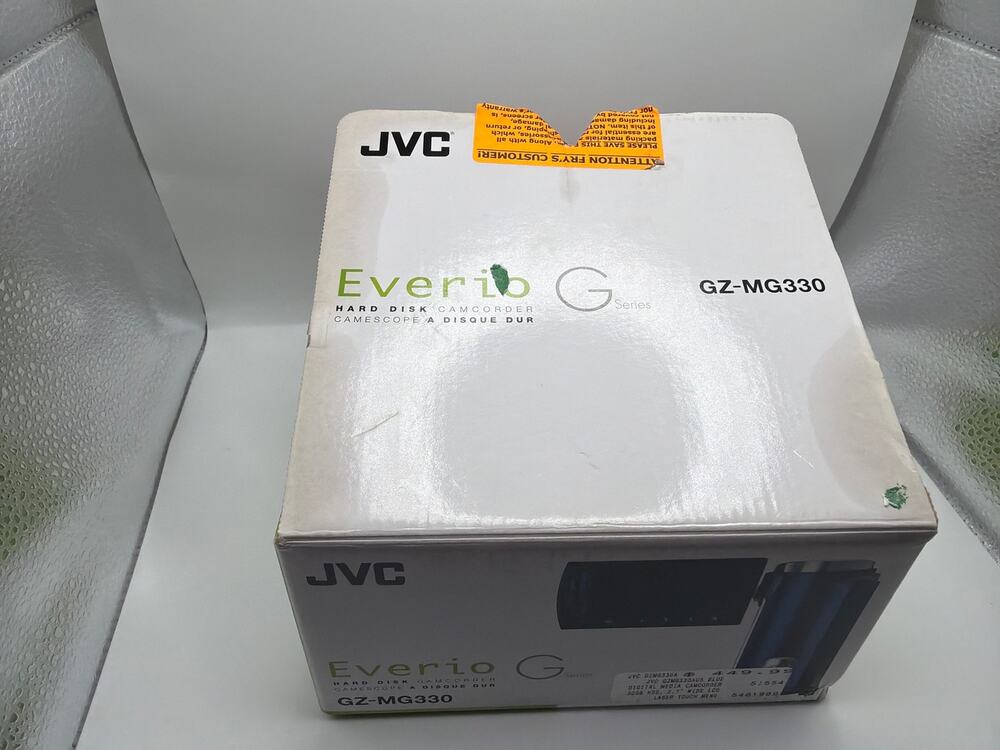 Jvc everio gz-mg330 open box